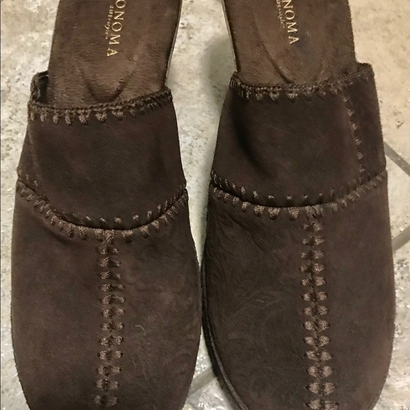 Sonoma Brown Mules 🤩🎉 - Picture 2 of 6